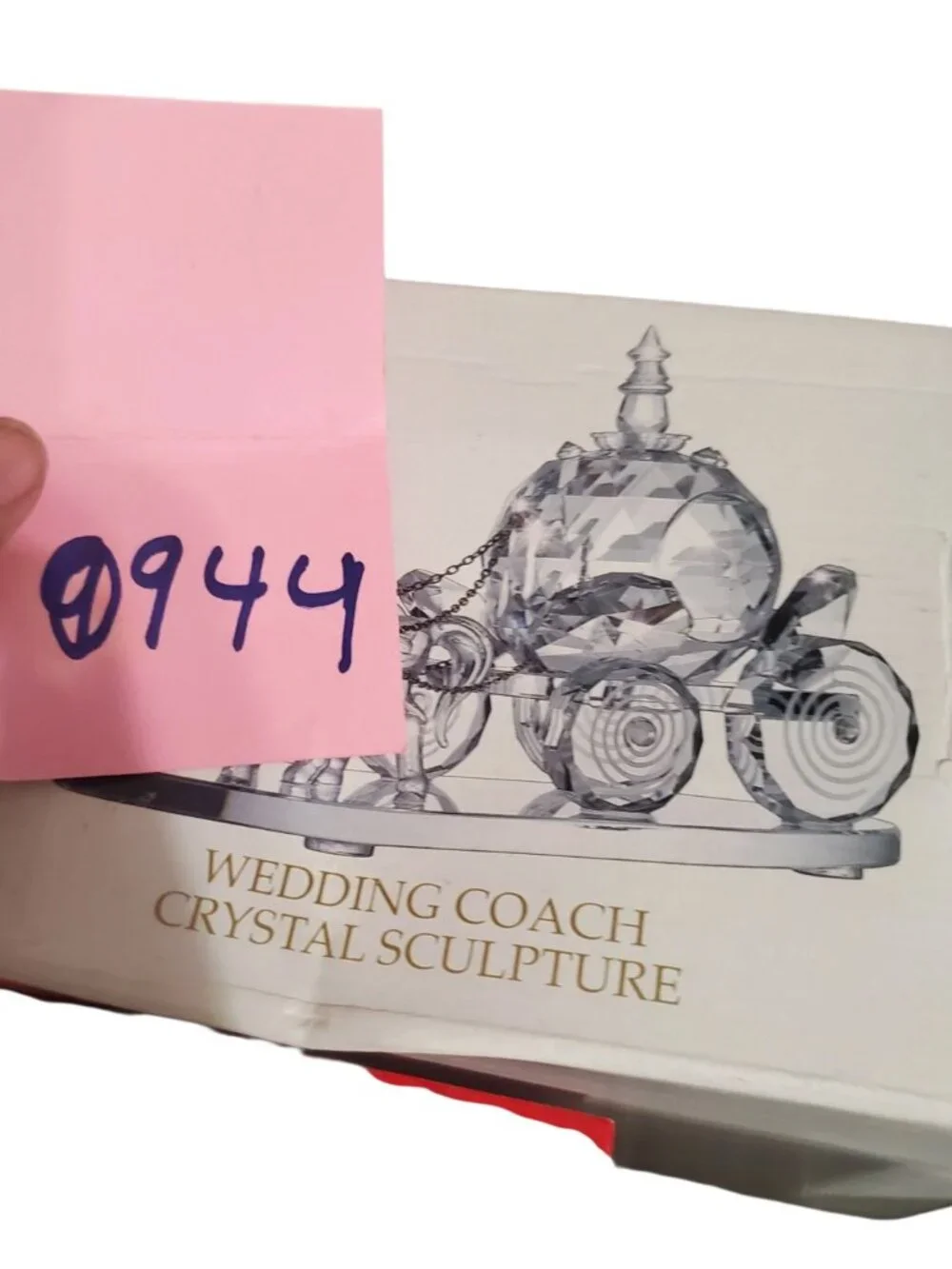 Shannon by Godinger Crystal Cinderella Horse Carriage With Faceted Details